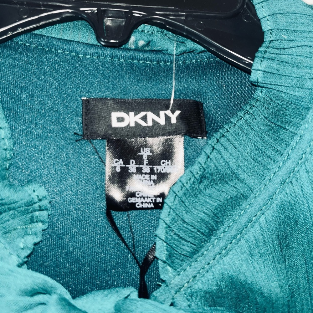 DKNY women green dress
